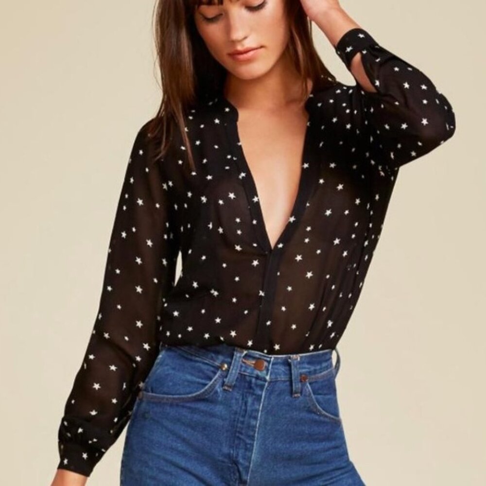 Reformation Antibes Top in Stargazer, XS